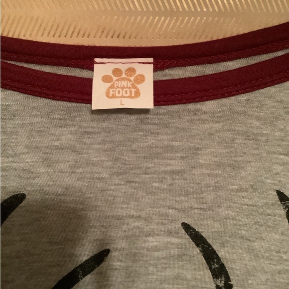 GRAPHIC TEE~DEER DESIGN~TRI-COLORED~LG - Picture 4 of 4